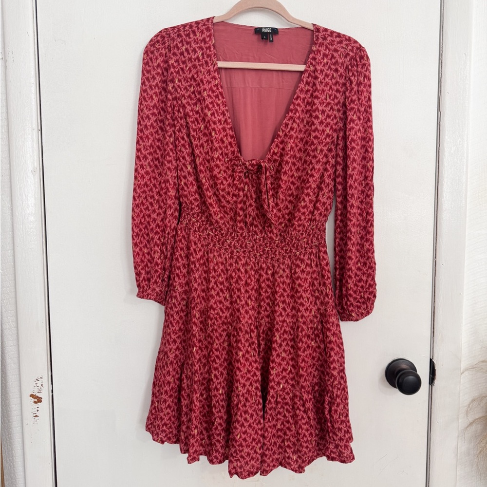 PAIGE Sandee Tie Front Swing Mini Dress - Picture 4 of 8